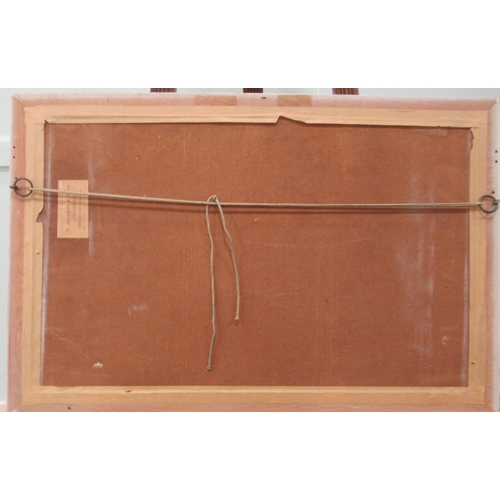 125 - Cannon - a shoreline scene with cottages and figures by small vessels&nbsp; oil on board&nbsp; bears... 