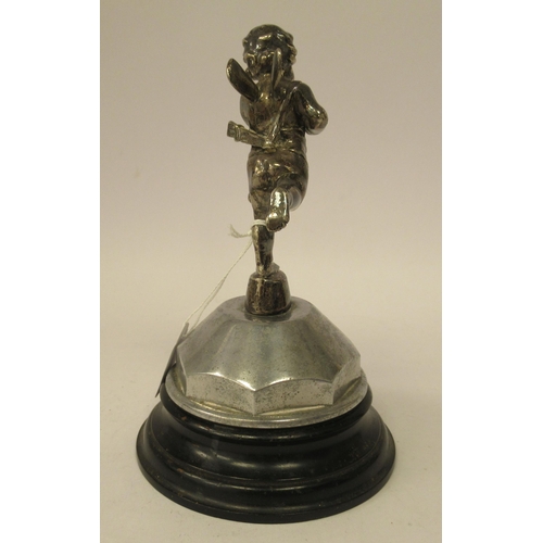126 - An early 1920s 'Cubitt's Cupid' electroplated factory mascot, as seen on Cubitt Car Co. vehicles (bo... 