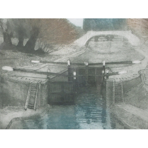 151 - After Michael Chaplin - Grand Union'  Limited Edition print 111/185  bears a pencil inscription &amp... 