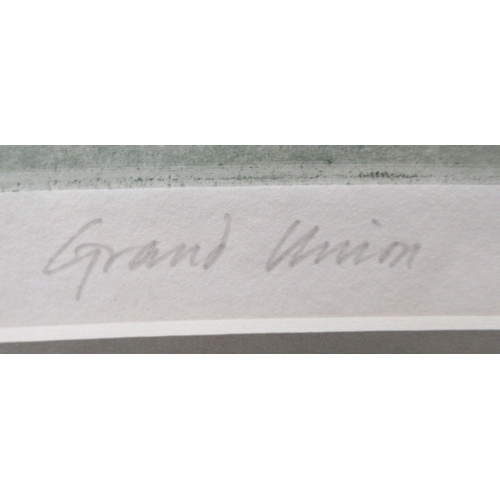 151 - After Michael Chaplin - Grand Union'  Limited Edition print 111/185  bears a pencil inscription &amp... 