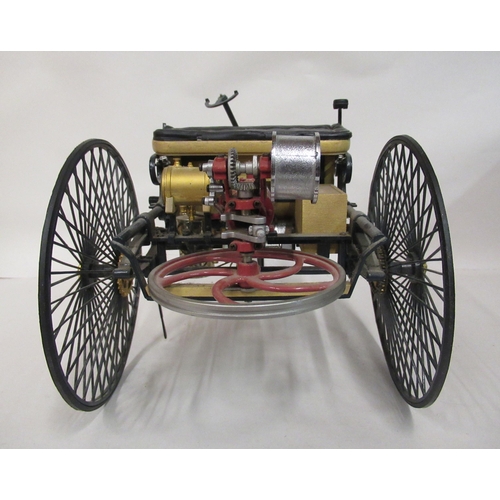 162 - A 'workable' model of a 19thC steam driven tricycle  7