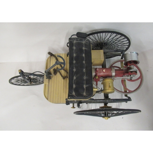 162 - A 'workable' model of a 19thC steam driven tricycle  7