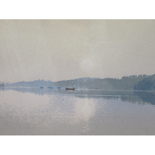 163 - M Beresford-Williams - 'Dart Sunset'&nbsp; Limited Edition print 39/75&nbsp; &nbsp;bears a pencil in... 