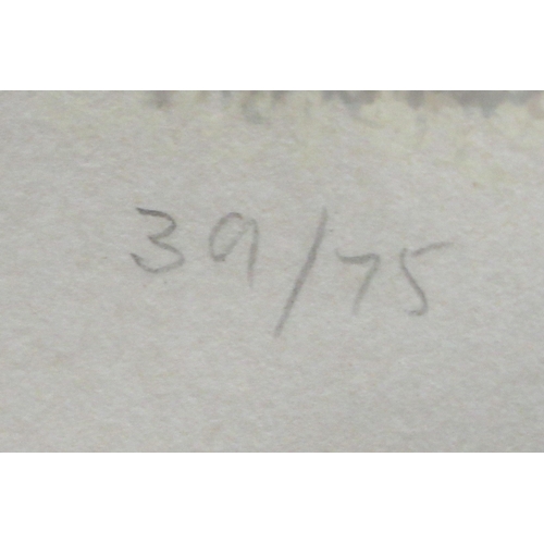 163 - M Beresford-Williams - 'Dart Sunset'&nbsp; Limited Edition print 39/75&nbsp; &nbsp;bears a pencil in... 