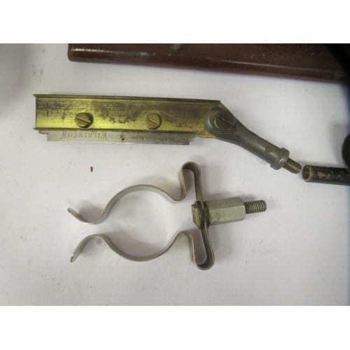 171 - Various unidentified scientific instruments: to include a 1915 Marconi lacquered brass cased tester;... 