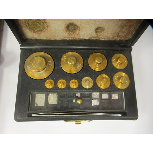 171 - Various unidentified scientific instruments: to include a 1915 Marconi lacquered brass cased tester;... 
