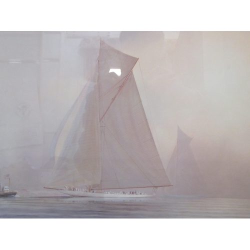 254 - 'The 1903 Americas Cup'  print  bears a pencil signature  16