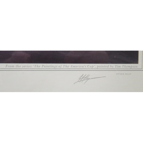 254 - 'The 1903 Americas Cup'  print  bears a pencil signature  16