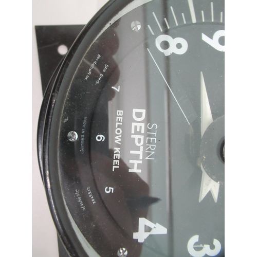 27 - A Harland & Wolff submarine depth indicator; and a Smith's submarine trim indicator&nbsp;