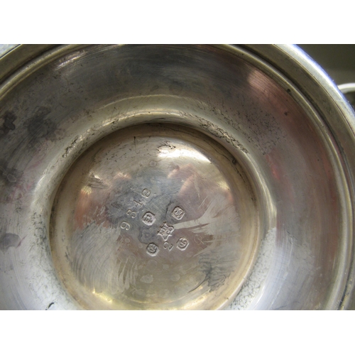 246 - A late Victorian Martin Hall & Co silver plated four piece tea set, in the manner of Christopher... 