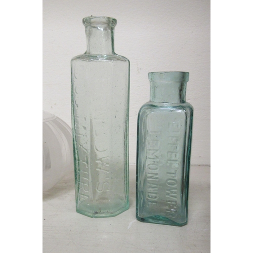 217 - Clear and coloured glassware: to include an early 20thC decanter and stopper, decorated with floral ... 