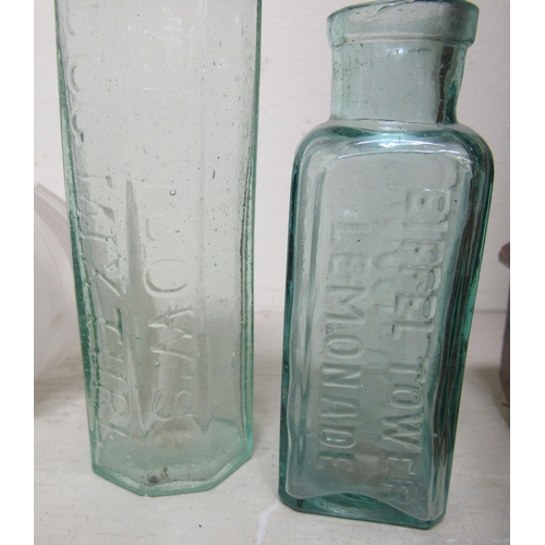 217 - Clear and coloured glassware: to include an early 20thC decanter and stopper, decorated with floral ... 