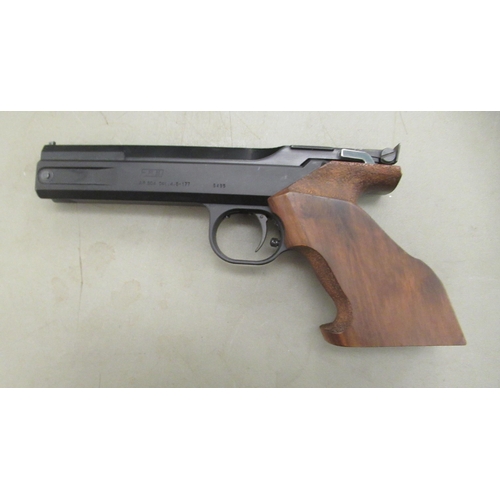 133 - A FAS 6004 4.5/177 calibre airgun  cased 