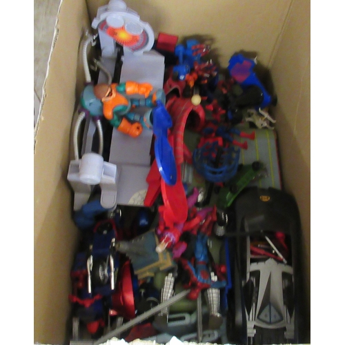 175 - Toys: to include Thunderbirds; Captain Scarlet; and Spiderman