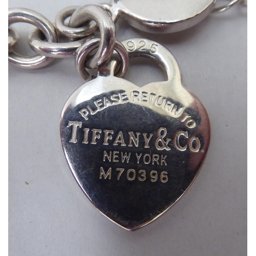 193 - Items of personal ornament: to include a Tiffany & Co silver necklace  stamped 925