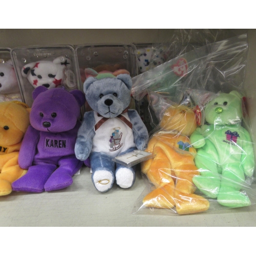 209 - Approx. eighty TY Beanie Babies; and other soft toys  some boxed 