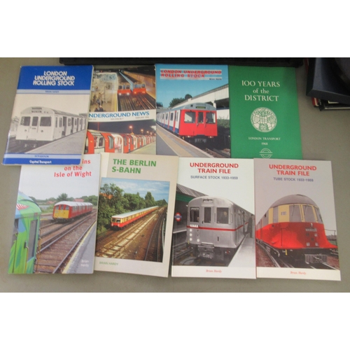 223 - London Transport related items: to include two satchels; information pamphlets and books