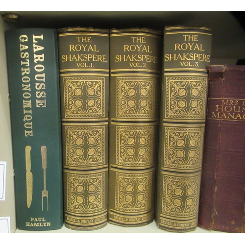 286 - Books, general reference: to include 'The Royal Shakespeare' vol 1-3; 'English Goldsmiths & Thei... 