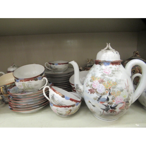 298 - Japanese eggshell porcelain and similar teaware, traditionally decorated 