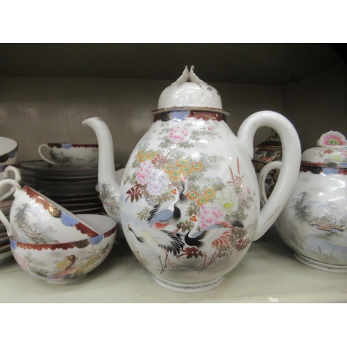 298 - Japanese eggshell porcelain and similar teaware, traditionally decorated 