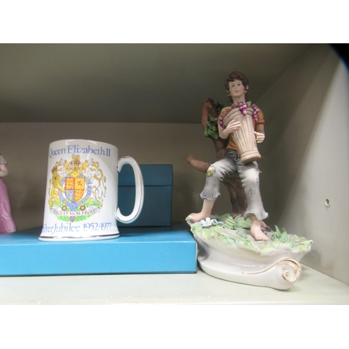 314 - Decorative Royal and other ceramics: to include a Royal Doulton china figure 'The Queen Mother'  HN2... 