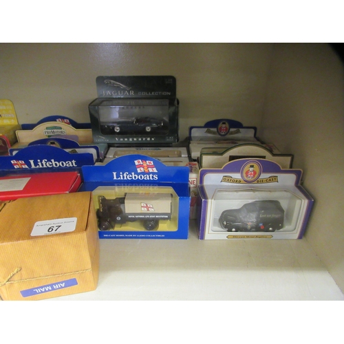 67 - Diecast model vehicles: to include a Vanguard Triumph TR4  boxed