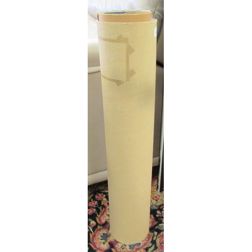 106 - A study of a 1930s Shell Oil advertising sign, a motorcar&nbsp; watercolour&nbsp; bears a signature ... 