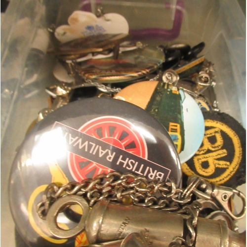 183 - An uncollated collection of 20thC enamelled and other badges: to include Harley Davidson and other a... 