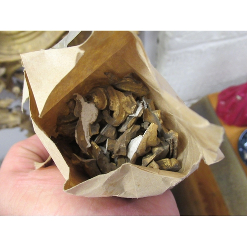 190 - A late 18th/early 19thC mirror, set in a carved giltwood, foliate scrolled and floral, rococo style ... 