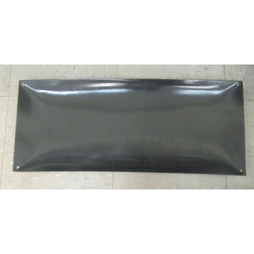 206 - A cast iron yellow and red enamelled steel advertising sign, inscribed 'The Sunbeam'  9.5