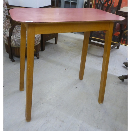 240 - A pair of 1950s/1960s Benchairs of Stowe beech framed dining chairs, each with a faux black hide bac... 