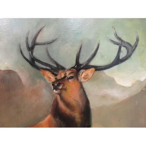 92 - A Youngson - a stag&nbsp; mixed media on board&nbsp; bears a signature & dated 1992&nbsp; 19