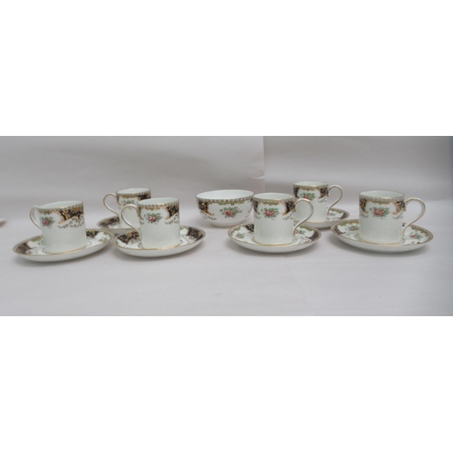 95 - Ceramics and Art Glass: to include Kenmare bone china coffee cans and saucers&nbsp;