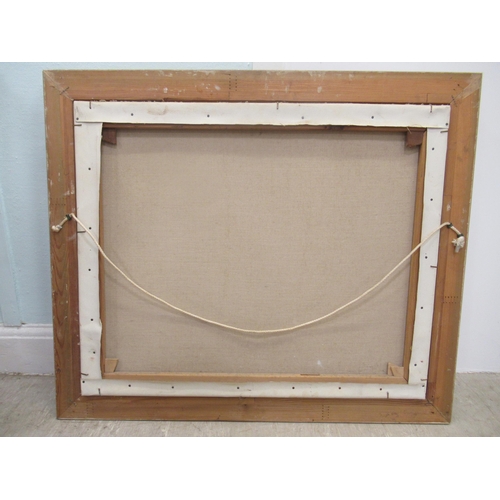 97 - A Youngson - a period salon scene with clergymen and a society figure  oil on canvas  bears a signat... 