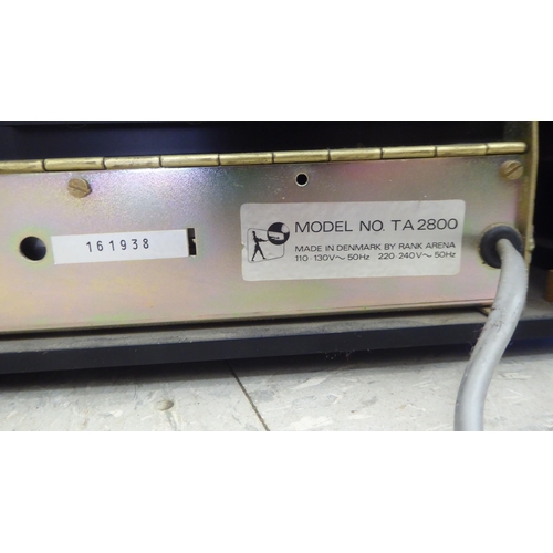 216 - Stereo equipment, viz. a Bush Arena 3 waveband radio; an Alwa Creators stereo; a Garrard automatic t... 