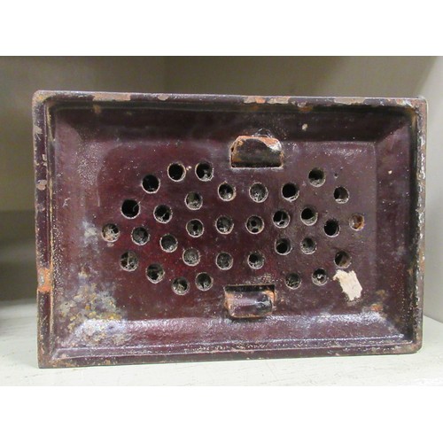 351 - A US made novelty money bank, in the form of the head and shoulders of a black man with an articulat... 