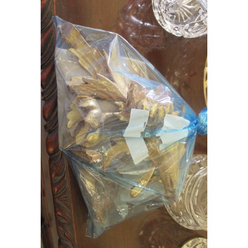 190 - A late 18th/early 19thC mirror, set in a carved giltwood, foliate scrolled and floral, rococo style ... 