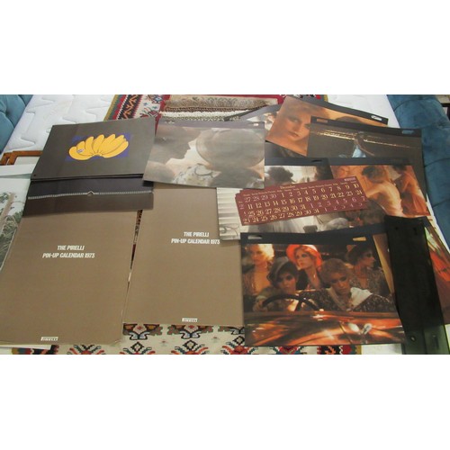 120 - Four Pirelli calendars: to include 1973