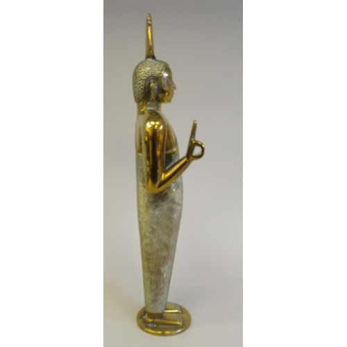 123 - A cast brass religious figure&nbsp; 15