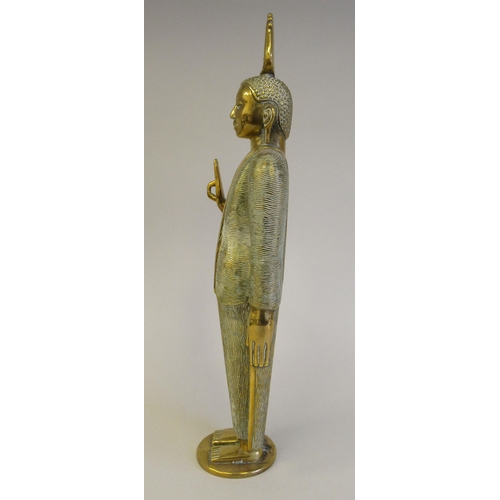 123 - A cast brass religious figure&nbsp; 15