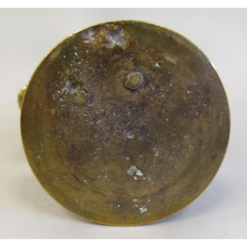 123 - A cast brass religious figure&nbsp; 15