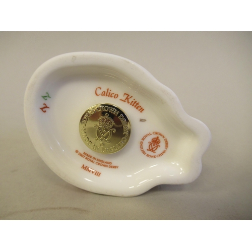 124 - Five Royal Crown Derby china paperweights: to include a badger&nbsp; 3
