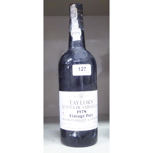 127 - A bottle of 1978 Taylors Vintage Port