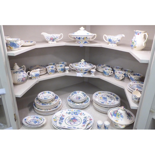 128 - Masons Patent Ironstone china Strathmore and Regency pattern tableware