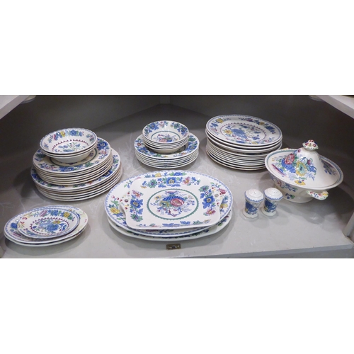 128 - Masons Patent Ironstone china Strathmore and Regency pattern tableware