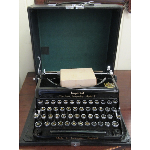 202 - An Imperial manual typewriter  cased