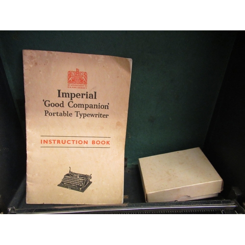 202 - An Imperial manual typewriter  cased