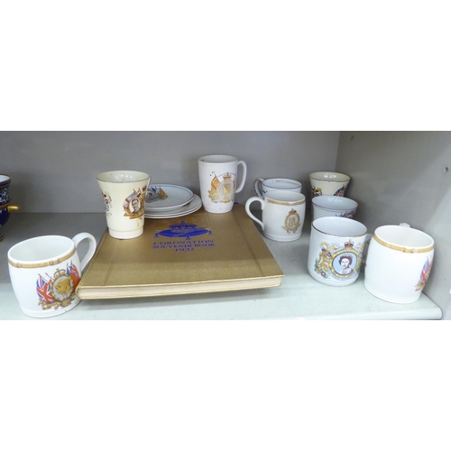 205 - Commemorative items, mainly ceramics: to include a Silver Jubilee china mug