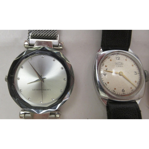 237 - Wristwatches: to include a 1970s Zodiac gold plated automatic, faced by a baton dial