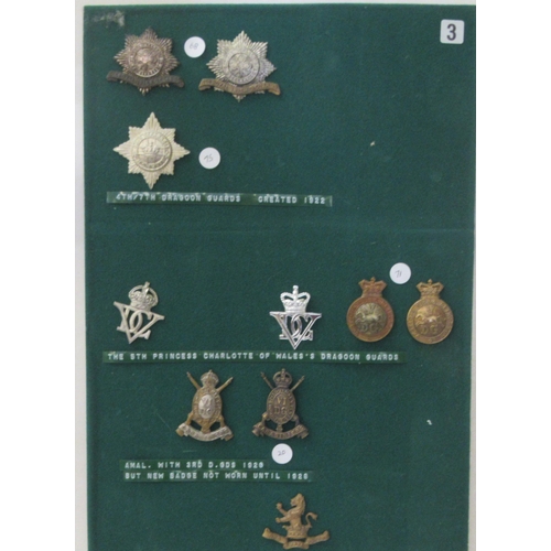 275 - Uncollated military cap badges, some copies: to include Duke of Cornwall Light Infantry (Please Note... 